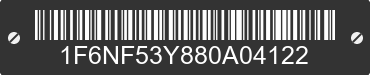 2008 FORD Motorhome Chassis 1F6NF53Y880A04122 VIN decoded