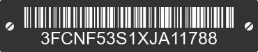1999 FORD Motorhome Chassis 3FCNF53S1XJA11788 VIN decoded