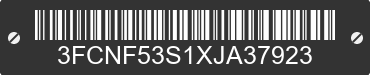 1999 FORD Motorhome Chassis 3FCNF53S1XJA37923 VIN decoded
