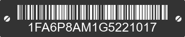2016 FORD Mustang 1FA6P8AM1G5221017 VIN decoded
