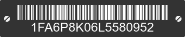 2020 FORD Mustang 1FA6P8K06L5580952 VIN decoded