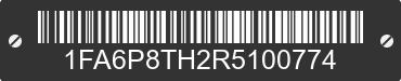 2024 FORD Mustang 1FA6P8TH2R5100774 VIN decoded