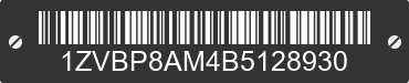 2011 FORD Mustang 1ZVBP8AM4B5128930 VIN decoded