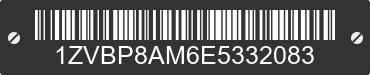 2014 FORD Mustang 1ZVBP8AM6E5332083 VIN decoded