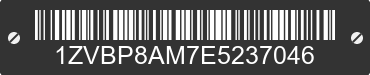 2014 FORD Mustang 1ZVBP8AM7E5237046 VIN decoded