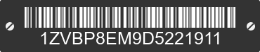 2013 FORD Mustang 1ZVBP8EM9D5221911 VIN decoded