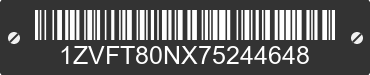 2007 FORD Mustang 1ZVFT80NX75244648 VIN decoded