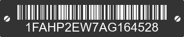 2010 FORD Taurus 1FAHP2EW7AG164528 VIN decoded