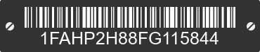 2015 FORD Taurus 1FAHP2H88FG115844 VIN decoded