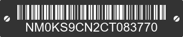 2012 FORD Transit Connect NM0KS9CN2CT083770 VIN decoded