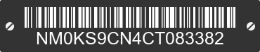 2012 FORD Transit Connect NM0KS9CN4CT083382 VIN decoded