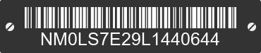 2020 FORD Transit Connect NM0LS7E29L1440644 VIN decoded