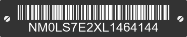 2020 FORD Transit Connect NM0LS7E2XL1464144 VIN decoded