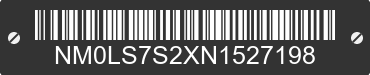 2022 FORD Transit Connect NM0LS7S2XN1527198 VIN decoded