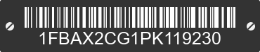 2023 FORD Transit 1FBAX2CG1PK119230 VIN decoded