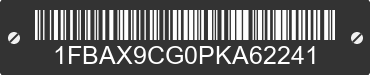 2023 FORD Transit 1FBAX9CG0PKA62241 VIN decoded