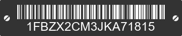 2018 FORD Transit 1FBZX2CM3JKA71815 VIN decoded