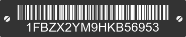 2017 FORD Transit 1FBZX2YM9HKB56953 VIN decoded