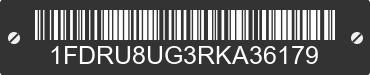 2024 FORD Transit 1FDRU8UG3RKA36179 VIN decoded
