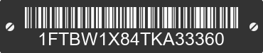 2026 FORD Transit 1FTBW1X84TKA33360 VIN decoded