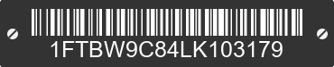 2020 FORD Transit 1FTBW9C84LK103179 VIN decoded