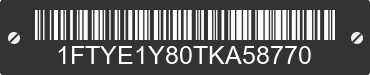 2026 FORD Transit 1FTYE1Y80TKA58770 VIN decoded