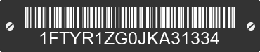 2018 FORD Transit 1FTYR1ZG0JKA31334 VIN decoded