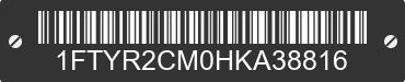 2017 FORD Transit 1FTYR2CM0HKA38816 VIN decoded