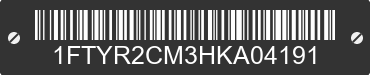 2017 FORD Transit 1FTYR2CM3HKA04191 VIN decoded