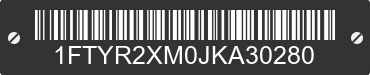 2018 FORD Transit 1FTYR2XM0JKA30280 VIN decoded