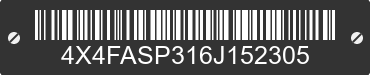 2006 FOREST RIVER All American Sport 4X4FASP316J152305 VIN decoded