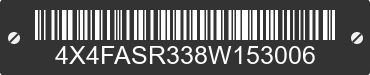 2008 FOREST RIVER All American Sport 4X4FASR338W153006 VIN decoded