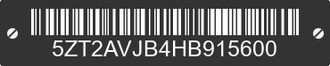 2017 FOREST RIVER Avenger 5ZT2AVJB4HB915600 VIN decoded