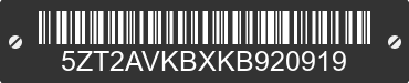 2019 FOREST RIVER Avenger 5ZT2AVKBXKB920919 VIN decoded