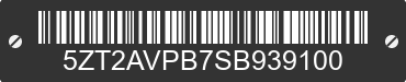 2025 FOREST RIVER Avenger 5ZT2AVPB7SB939100 VIN decoded