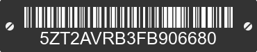 2015 FOREST RIVER Avenger 5ZT2AVRB3FB906680 VIN decoded