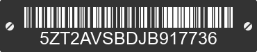 2018 FOREST RIVER Avenger 5ZT2AVSBDJB917736 VIN decoded