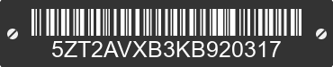 2019 FOREST RIVER Avenger 5ZT2AVXB3KB920317 VIN decoded