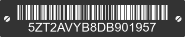 2013 FOREST RIVER Avenger 5ZT2AVYB8DB901957 VIN decoded