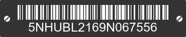 2009 FOREST RIVER Blazer 5NHUBL2169N067556 VIN decoded