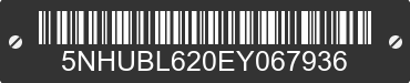 2014 FOREST RIVER Blazer 5NHUBL620EY067936 VIN decoded