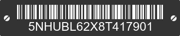 2008 FOREST RIVER Blazer 5NHUBL62X8T417901 VIN decoded
