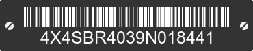2009 FOREST RIVER Bronco 4X4SBR4039N018441 VIN decoded