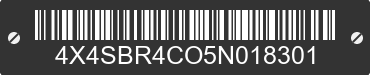 2005 FOREST RIVER Bronco 4X4SBR4CO5N018301 VIN decoded