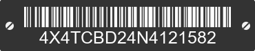 2022 FOREST RIVER Cabin 4X4TCBD24N4121582 VIN decoded
