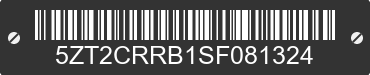 2025 FOREST RIVER Campsite Reserve 5ZT2CRRB1SF081324 VIN decoded