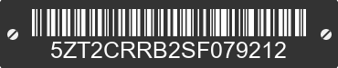 2025 FOREST RIVER Campsite Reserve 5ZT2CRRB2SF079212 VIN decoded