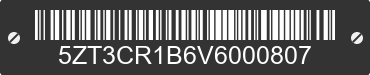 2027 FOREST RIVER Campsite Reserve 5ZT3CR1B6V6000807 VIN decoded