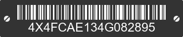 2004 FOREST RIVER Cardinal Towables 4X4FCAE134G082895 VIN decoded