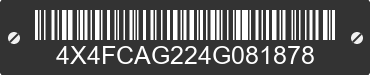 2004 FOREST RIVER Cardinal Towables 4X4FCAG224G081878 VIN decoded